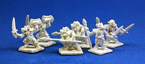 BonesT50  Kobolds (6) 77010 by Reaper Miniatures, 6 Kobolds