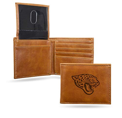 NFL Rico Industries Laser Engraved Billfold Wallet Jacksonville Jaguars NFL Rico Industries Laser Engraved Billfold Wallet Jacksonville Jaguars