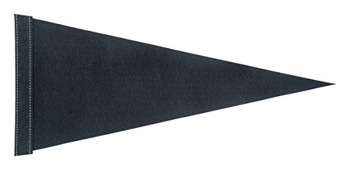 9 Ft ATV Pennant Black Safety Flag with Two Piece 5 16 inch  White Pole  No Mounting Hardware