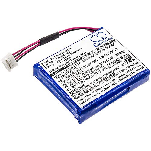 XSP Replacement Battery for Qolsys IQ Panel 2 Part NO QR0041-840 SP584646-1S2P Parts Battery Batteries