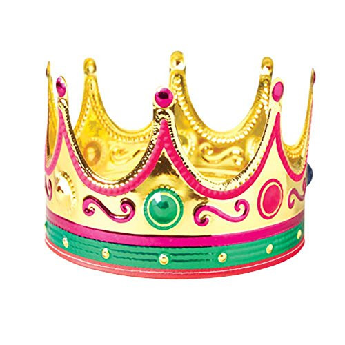 U.S. Toy H156 Adult Gold Foil Crowns
