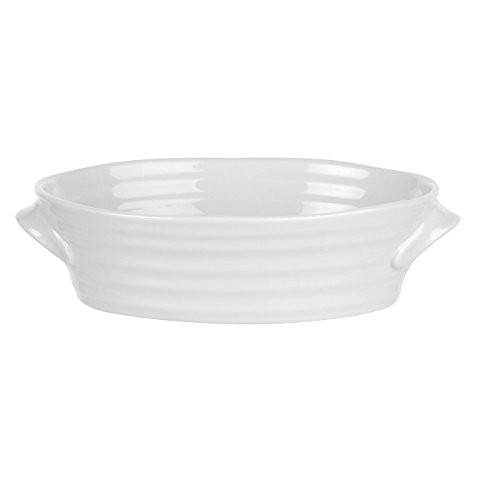 Portmeirion 593176 Sophie Conran Mini Oval Baker, One, White