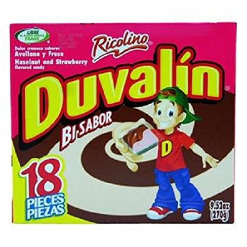 Duvalin Hazelnut Strawberry Count 18 - Sugar Candy   Grab Varieties  and  Flavors