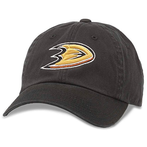 AMERICAN NEEDLE Blue Line NHL Team Dad Hat Anaheim Ducks Black 40742A-AMD AMERICAN NEEDLE Blue Line NHL Team Dad Hat Anaheim Ducks Black 40742A-AMD