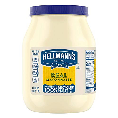 Hellmanns Real Mayonnaise 64 oz.  pack of 2