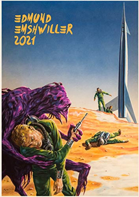 Wall Calendar 2021  12 pages 8 inch x11 inch   Aliens SciFi Fiction Vintage Comic Magazine Art by Edmund Emsh Emshwiller