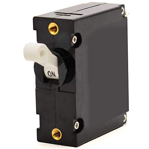 Ancor 551715 Marine Grade Electrical Magnetic Single Pole AC DC Circuit Breaker  15-Amp White