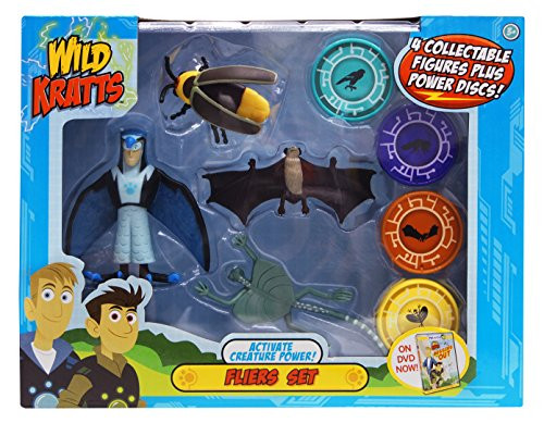 Wild Kratts - Activate Creature Power - 4-Pack Action Figure Set - Fliers