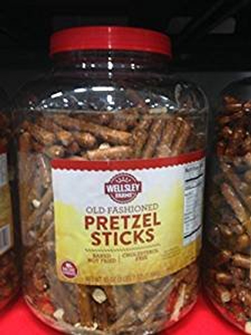 Wellsley Farms pretzel sticks 55 oz. Wellsley Farms pretzel sticks 55 oz.