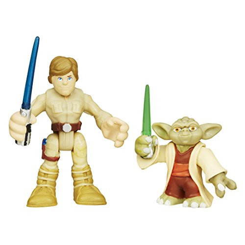 Playskool Heroes Star Wars Galactic Heroes Yoda and Luke Skywalker Playskool Heroes Star Wars Galactic Heroes Yoda and Luke Skywalker