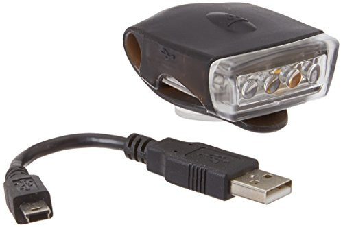Topeak WhiteLite DX USB Front Safety Light Black