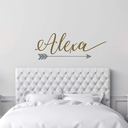 Arrow Name Decal Girls Name Decal - Arrow Wall Decal - Custom Name Wall Decal Sticker - Tribal Arrow Sticker - Vinyl Wall Art