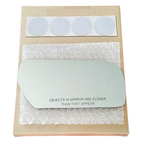 Mirror Glass Replacement  plus  Adhesive Pads for 2003-2007 Cadillac CTS Passenger Side - Not The Blue Mirror Glass Version