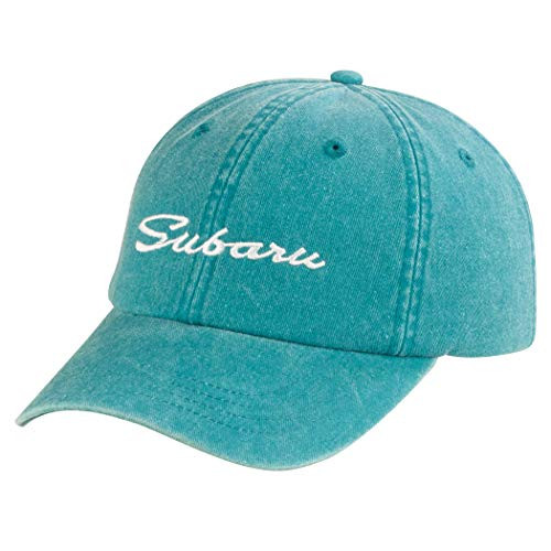 Subaru Genuine Logo Ladies Script Chino Dad Hat Impreza Forester Outback Ascent BRZ Crosstrek Sti WRX Legacy