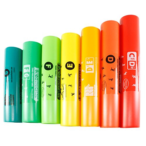 BOOMWHACKERS Boomwhackers Tubes Treble Extension Set,Set of 7