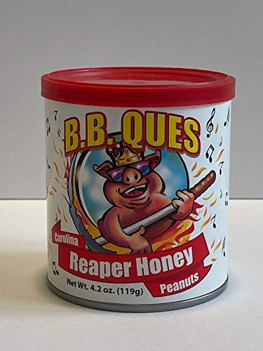 B.B. Ques Carolina Reaper Honey Peanuts - 4.2 oz.
