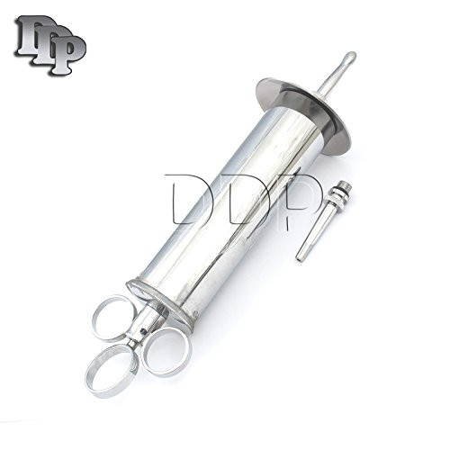 DDP Chrome Plated Ear  and  Bladder Syringe - 4 OZ. Ear Syringe