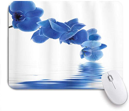 KGSPK Mouse Pad Orchid Reflection in Water Zen Garden Customized Art Mousepad Non-Slip Rubber Base for Computers Laptop Office Desk Accessories