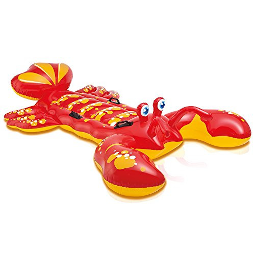 Intex Lobster Ride-On, 84" X 54", for Ages 3+