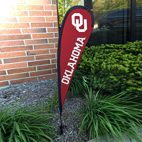 College Flags and Banners Co. Oklahoma Sooners Small Feather Garden Flag College Flags and Banners Co. Oklahoma Sooners Small Feather Garden Flag