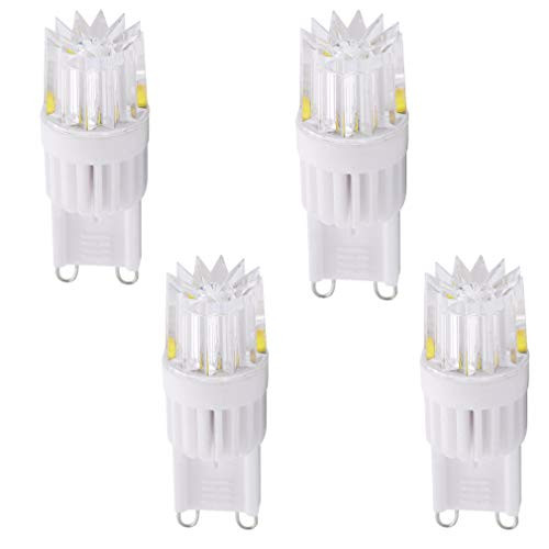 LXcom G9 Led Bulb 2W LED Corn Light Bulbs Dimmable COB G9 LED Light Bulbs Replace 20W Halogen Light Bulbs Daylight White 6000K AC110V for Pendant Wall Sconce Crystal Chandelier Kitchen4 Pack LXcom G9 Led Bulb 2W LED Corn Light Bulbs Dimmable COB G9 LED Light Bulbs Replace 20W Halogen Light Bulbs Daylight White 6000K AC110V for Pendant Wall Sconce Crystal Chandelier Kitchen4 Pack