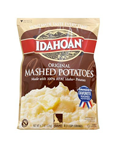 TLC  4 Pack  Idahoan Mashed Potatoes ~ Original~ 6.2oz Bags