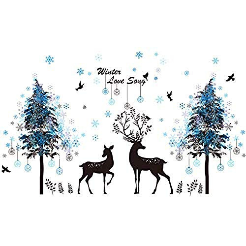 txucc Wall Stickers Children S Wall Decals Snowflake Trees Deer Living Room Bedroom Nursery Decorated Vinyl Murals Wall Paper Art Decal Personality Waterproof txucc Wall Stickers Children S Wall Decals Snowflake Trees Deer Living Room Bedroom Nursery Decorated Vinyl Murals Wall Paper Art Decal Personality Waterproof