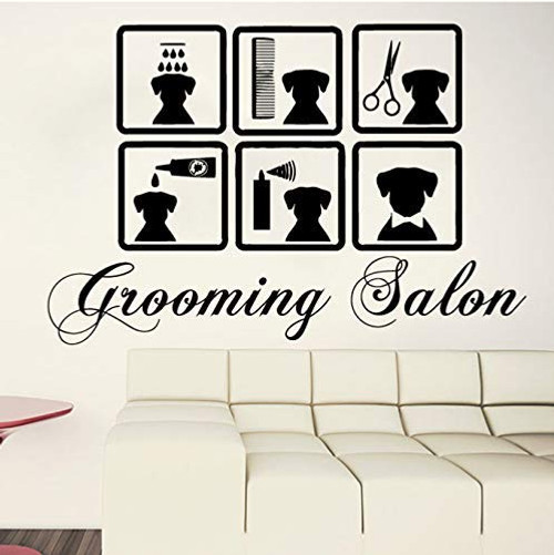 txucc Dog Care Wall Decal Grooming Salon Wall Stickers Pet Shop Home Decor Vinyl Pet Shop Salon Wallpaper Removable Pets Sticker 42X62Cm txucc Dog Care Wall Decal Grooming Salon Wall Stickers Pet Shop Home Decor Vinyl Pet Shop Salon Wallpaper Removable Pets Sticker 42X62Cm