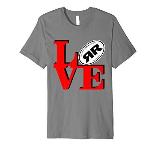 Railroad Street bar and Grill love Park Fitted T-shirt