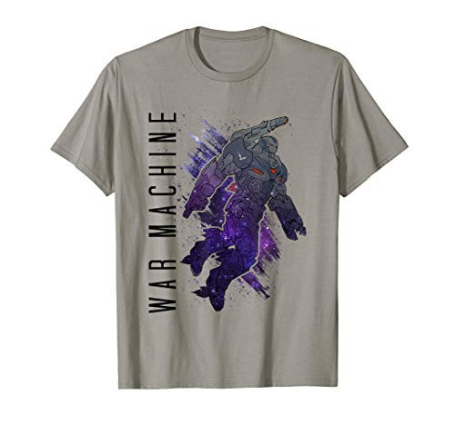 Marvel Avengers Endgame War Machine Galaxy Paint Graphic Tee