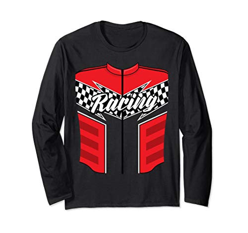 Cute Race Car Driver Halloween Costume Drag Racer Gift Long Sleeve T-Shirt Cute Race Car Driver Halloween Costume Drag Racer Gift Long Sleeve T-Shirt