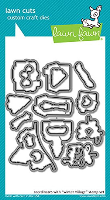 LAWN FAWN Cuts Custom Craft Dies: Winter Village (LF1473) LAWN FAWN Cuts Custom Craft Dies: Winter Village (LF1473)