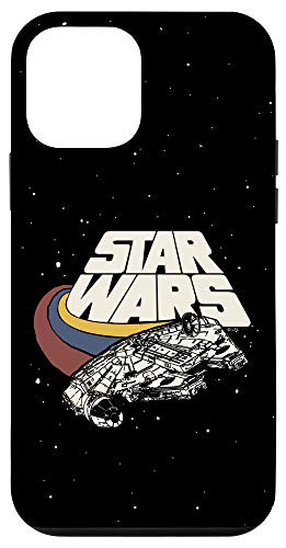 iPhone 12 mini Star Wars Millennium Falcon Flying Retro Logo Case