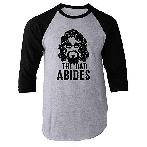 Pop Threads The Dad Abides Funny Gift for Dad Black XL Raglan Baseball Tee Shirt Pop Threads The Dad Abides Funny Gift for Dad Black XL Raglan Baseball Tee Shirt