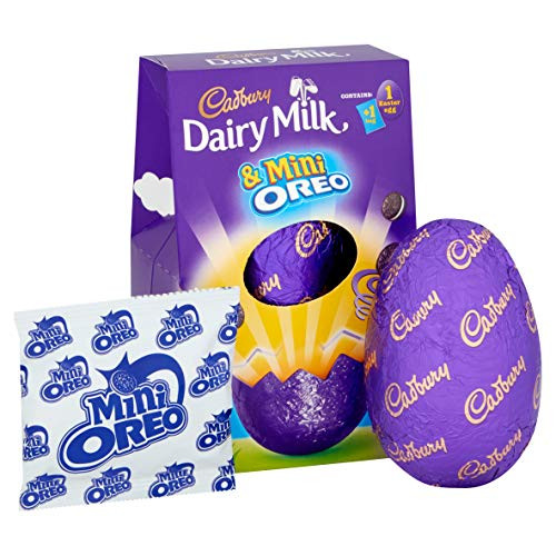 Cadbury Dairy Milk And Mini Oreo Medium Easter Egg 123G Cadbury Dairy Milk And Mini Oreo Medium Easter Egg 123G