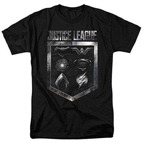 Justice League Movie Emblems DC Comics T Shirt  and  Stickers  Large