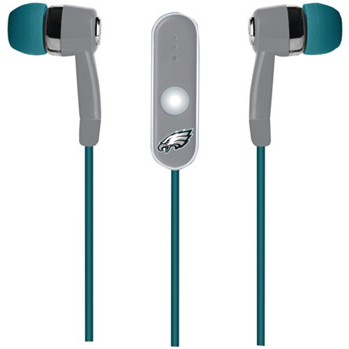 NFL Philadelphia Eagles Hands Free Ear Buds with Microphone