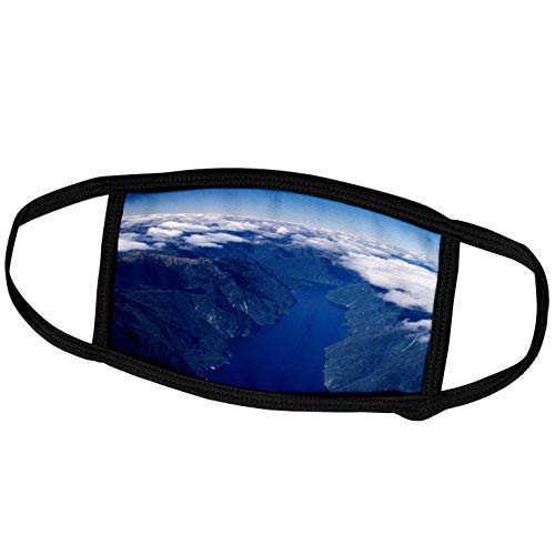 3dRose New Zealand Nancy Sound Fiordland-AU02 DWA5299 - David Wall - Face Covers  fc_73943_1