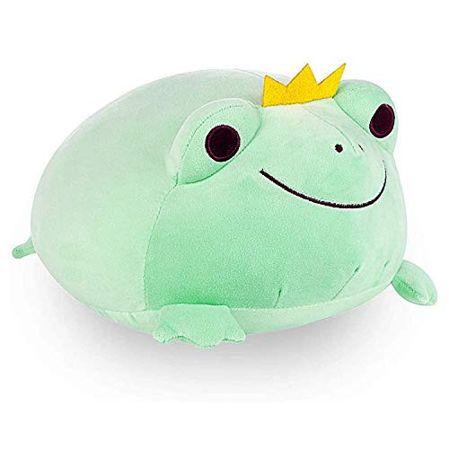 Crown Cute Frog Plush Toy Doll to Play 35cm   2 Color Plush Doll Plush Animal Doll Plush Doll Pillow Decoration Decoration Toy  Green