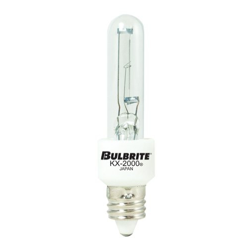 Bulbrite KX40CL MC 40W KX-2000 Krypton Xenon T3 Clear Bulb Mini-Candelabra Base by Bulbrite