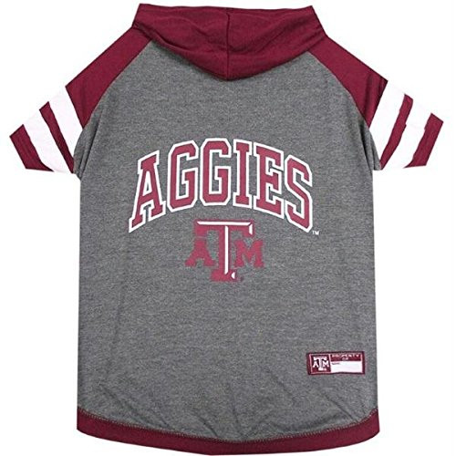 Texas A and M Aggies Pet Hoodie T-Shirt - Medium