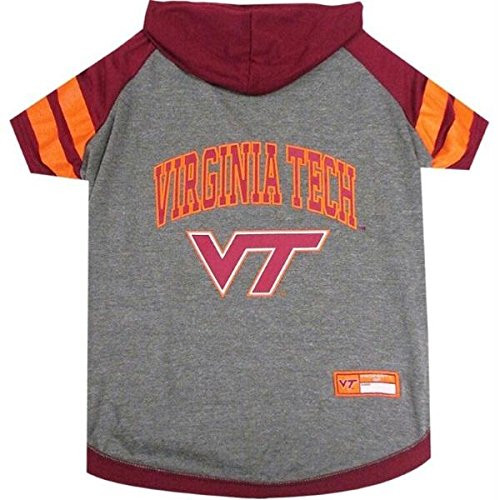 Virginia Tech Hokies Pet Hoodie T-Shirt - Small