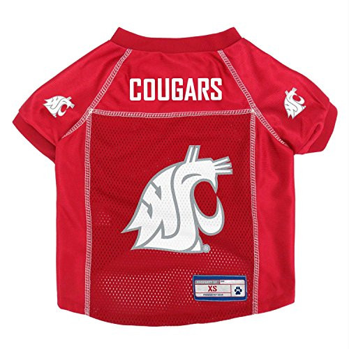 Washington State Cougars Mesh Pet Jersey - Small