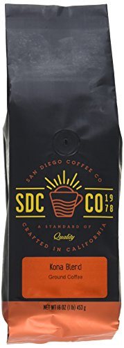 San Diego Coffee Island Blend Medium Roast Ground 16-Ounce Bags  Pack of 2