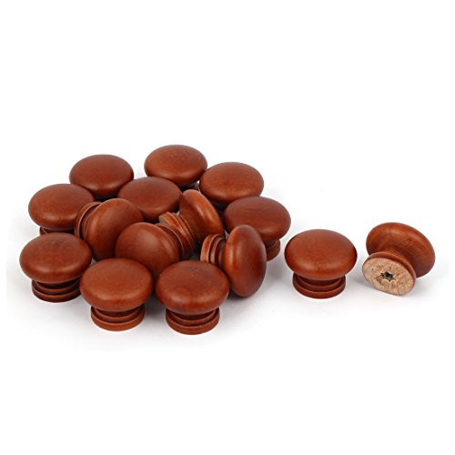 Aexit Kitchen Cabinet Cabinet Hardware Drawer Wood Wooden Pull Knob Grab Handle Pulls 33x25mm 15pcs