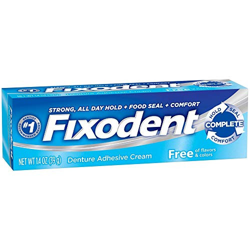Fixodent Free Denture Adhesive Cream 1.40 oz  Pack of 5