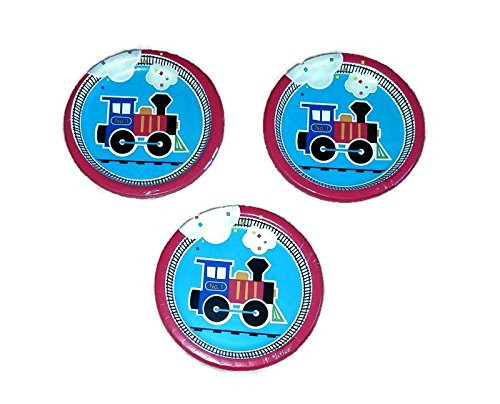 Creative Converting All Aboard Train Birthday Party 7" Plates (24)