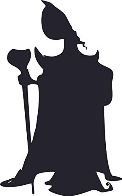 Jafar Villain Aladdin Cartoon Characters Decors Wall Sticker Art Design Decal for Girls Boys Kids Room Bedroom Nursery Kindergarten House Home Decor Stickers Wall Art Vinyl Decoration  10x8 inch