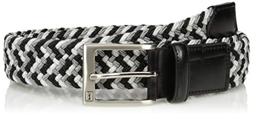 PGA TOUR Multicolor Stretch Braid Mens Belt Grey XL