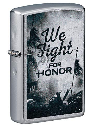Zippo for Honor Street Chrome Pocket Lighter One Size